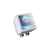 Tản Nhiệt Nước GAMDIAS CHIONE P5-240 WH – AIO 240mm | Màn Hình LCD IPS 3,4 Inch | Màu Trắng